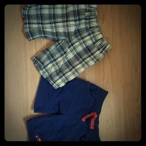 Gymboree boys shorts 2 pair 3T